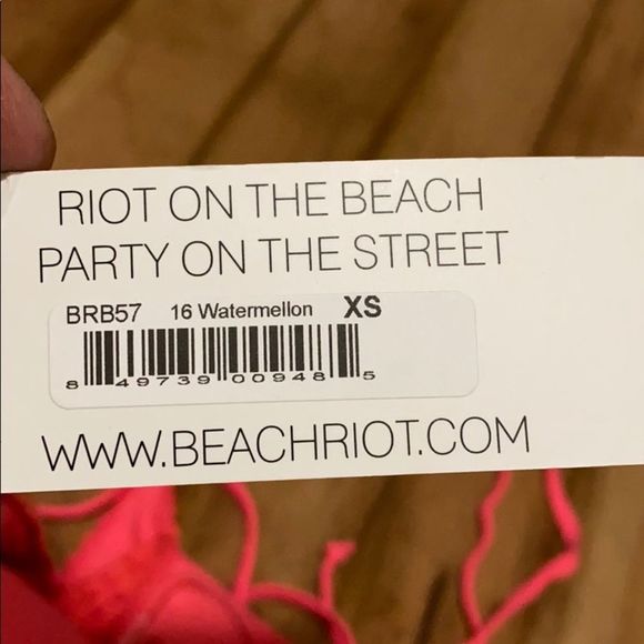 Beach Riot Watermelon Hyper Bikini Bottom nwt - Picture 7 of 8
